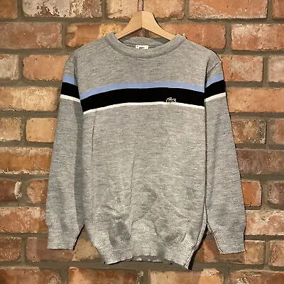 Lacoste Vintage Striped Jumper Size 4 (small) Made In UK • £12.99