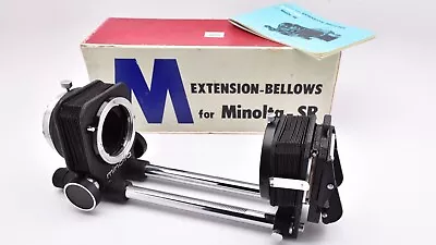 Minolta SR Extension Bellows  De Luxe  Type Model II With Slide Copier (#13156) • $54.95
