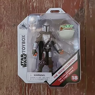 Star Wars Toybox MANDALORIAN & THE CHILD GROGU Baby Yoda Disney Store Exclusive • $11