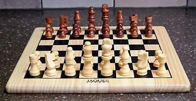 Jaques Since 1795 Wooden Staunton Chess Set... King 2.5 ... Board 11.75  Square  • £35