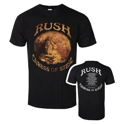 Rush T-Shirt Caress Of Steel Official Black New • £15.95