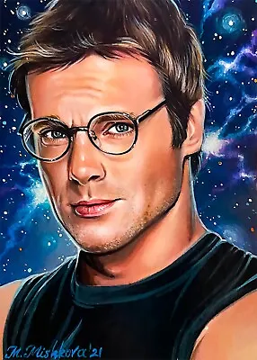 Limited Edition ACEO PRINT SG-1 Stargate Daniel Jackson Michael Shanks Mishkova • $10