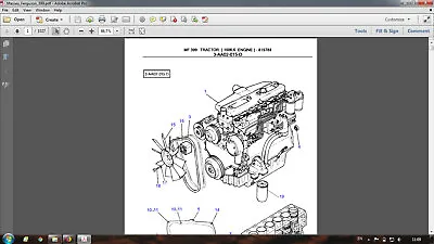 £29.99 • Buy Massey Ferguson 399 Parts Catalog In PDF
