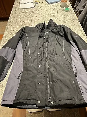 Columbia Core Vertex Jacket Adult 1X Hooded Full Zip Coat Black Mens • $35
