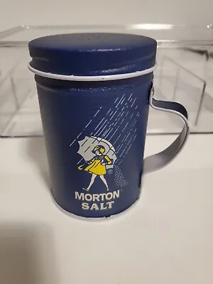 Vintage  4 1/2  Morton Salt Tin Shaker • $9.99