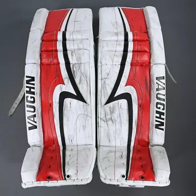 Vaughn Used Hockey Goalie Leg Pads New Jersey Devils NHL Schneider • $750