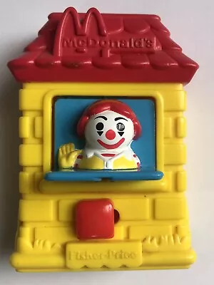 1996 McDonald's Fisher-Price  Under 3  Ronald At Drive-Thru Toy  • $7.75