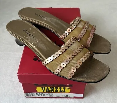 VANELi Women Blane Sandals Bronze Cipria Size 10 1/2 N   Never Worn With Defects • $5