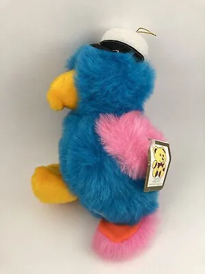 Vintage Kelly Toy Plush Stuffed Animal Blue Pink Parrot W/ Hat 10  • $6.95