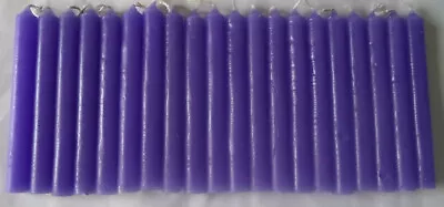 20 Mini 4  Chime Spell Candles: Violet (Wicca Altar Light Purple Candle) • $8.90