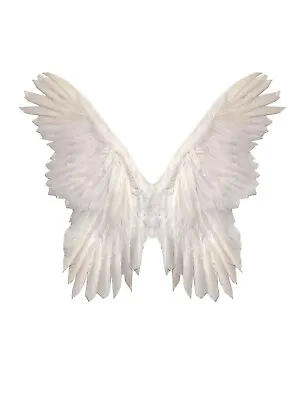 White 28x24  Feather Butterfly Fairy Angel Wings Halloween Costume Party • $33.99