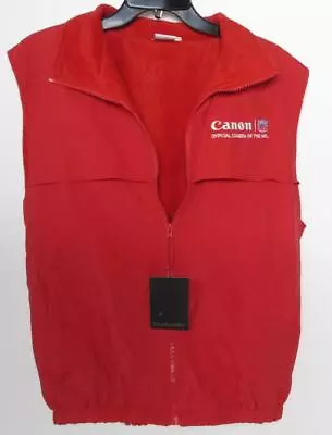 Dunbrooke NFL Sideline Photograhper Canon Camera Vest Red Size - Medium • $34.99
