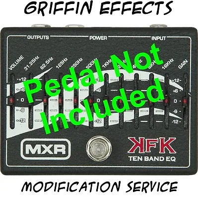 MXR KFK Ten Band EQ - Griffin Effects - Silent Night Modification Service Mod • $59.99