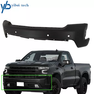 Primered Front Bumper Face Bar For 2019 2020 2021 Chevy Silverado 1500 W/Park • $260