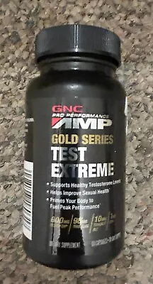 One Bottle: GNC AMP GOLD SERIES TEST EXTREME 60 CAPSULES • $22.95