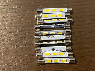 10 New Warm White 41mm Fuse Lamp LED Light Bulbs McIntosh MX110 Z MX112 MX113 • $14