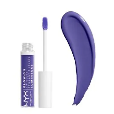 NEW NYX SEXY GLOW UP LIP GLOSS/LIPSTICK Violent Violet LIMITED EDITION! • $14.99