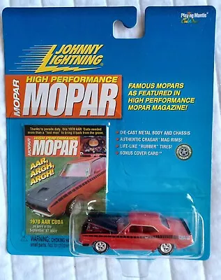 Johnny Lightning MOPAR High Performance 1970 AAR Plymouth Cuda Red New/Unopened • $12.99