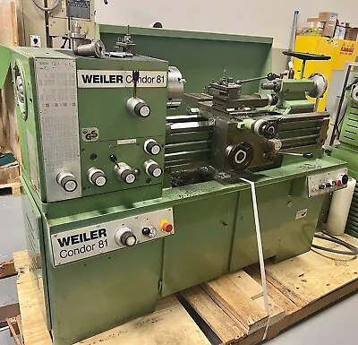 Weiler Condor 81 Toolroom Metal Lathe.  Rare German Model. • $13500