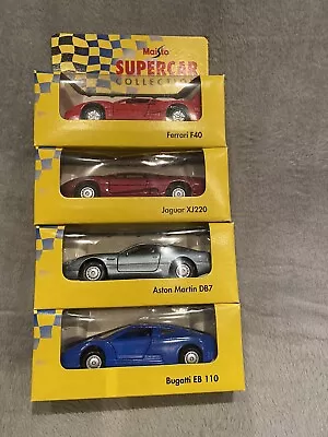 4 Cars From The Maisto Supercar Collection Unused Unopened • £0.99