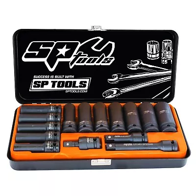 $119 • Buy SP Tools Deep Socket Set Impact 1/2  6 Point 15 Piece Metric - SP20320