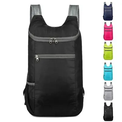 Ultralight Packable Backpack Folding Handy Bag Travel Daypack MenWomen Daypacks+ • $10.87