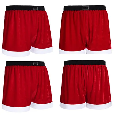 Men's Flannel Boxer Shorts Christmas Costume Boxers Trunks Underwear Xmas Gift • $6.43
