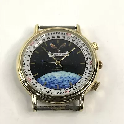 RARE Vintage Apollo II 25th Anniversary Moon Landing Watch Wristwatch Men's • $23.95