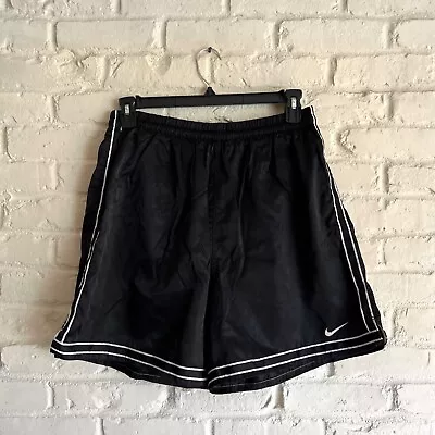 Men XL Vintage 90s Y2K Team Nike Shiny Nylon Soccer Athletic Shorts • $39.95