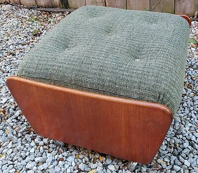 Mid Century Modern GPlan Teak Saddle Footstool • £199.99