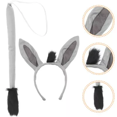  Headband Tail Animals Ear Hairband Child Props Two Piece Suit • £6.49