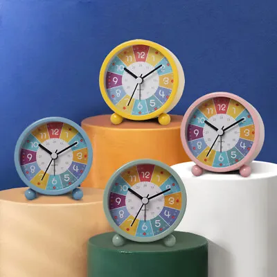 £10.60 • Buy Children Rainbow Alarm Clock Cartoon Luminous Table Clocks For Home Decor