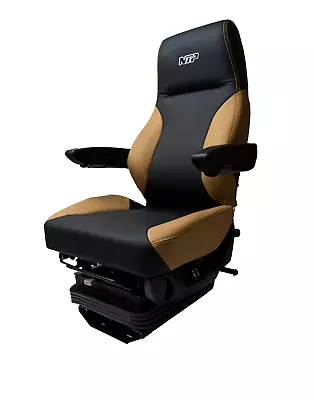 Universal Semi Truck Air Ride  Lumbar Seat Peterbilt Kenworth Freightliner Volvo • $999