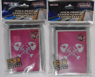 Yugioh! Gold Pride  Card Sleeves/deck Protector (x100) - Free Uk P&p • £11.99