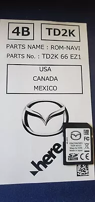 Mazda 3 CX-5 CX-9 CX-30 Navigation SD Card Map TD2K66EZ1  OEM • $100