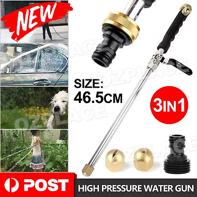 Hydro Jet High Pressure Power Washer Water Spray Gun Nozzle Wand Attachment Hose • $12.95