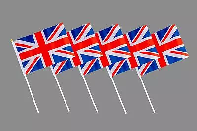 1 Union Jack Hand Waving Polyester Flags GB UK Cricket World Cup Fans Support • £4.99