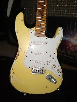 YNGWIE MALMSTEEN -  Play Loud  Fender Strat 1:4 Scale Replica Guitar ~Axe Heaven • $58.26