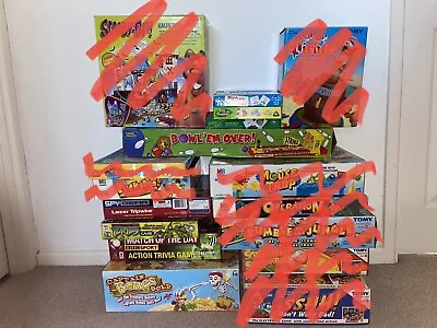 Multi-listing Of Old Kids / Family Board Games - Mid 2000's • £12.50