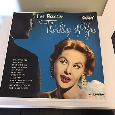 $12.99 • Buy Les Baxter-Thinking Of You-Capitol T474-High Fidelity Recording.