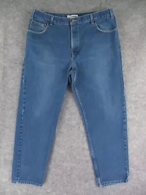 Canyon River Blues Jeans Mens 40x30 Blue Denim Straight Leg Retro ACTUAL38x30 • $16.10