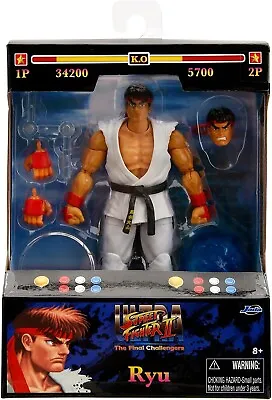 Jada Toys Ultra Street Fighter II RYU 6  Inch Action Figure • $21.25