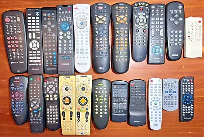 Lot Of 22 Remote Controls Of Various Brands To TV's DVD Players Sony Vizio • $19.95