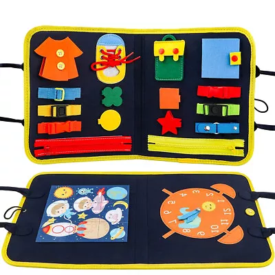 Toddler Busy Board Toys For 1-4 Year Old Toddlers Activity Board Sensory FuTCg • $22.89