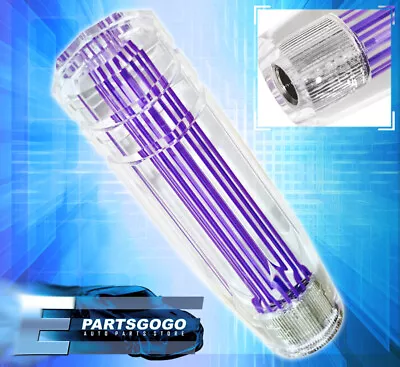 Universal 6  8X1.25mm 3D Style Long Extended Shift Knob Screw On Purple • $16.99