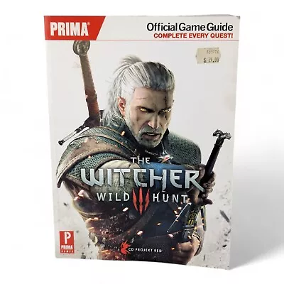 The Witcher III (3) Wild Hunt Official Strategy Guide PC Xbox One PS4 GC PRIMA • $39