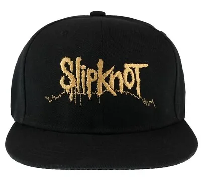 New Slipknot Embroidered Barcode Logo Adjustable Snapback Hat Cap Badhabitmerch • $23