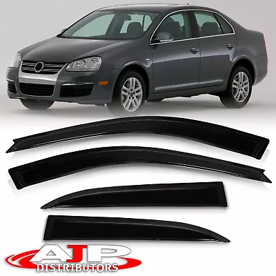 Window Visor Shade Vent Rain Guard Deflector For 2006-2010 Volkswagen Jetta Bora • $34.99