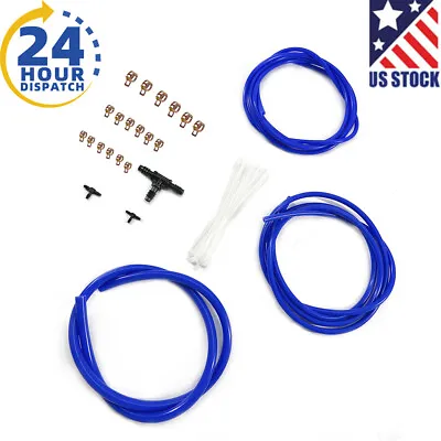 Engine ROOM Silicone Air Vacuum Hose Dress Up Kit BLUE For TOYOTA • $25.99