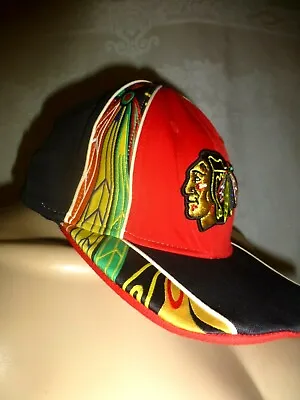 $9.99 • Buy Vintage NHL Chicago Blackhawks Indian Chief CCM Baseball Cap Hat O/S